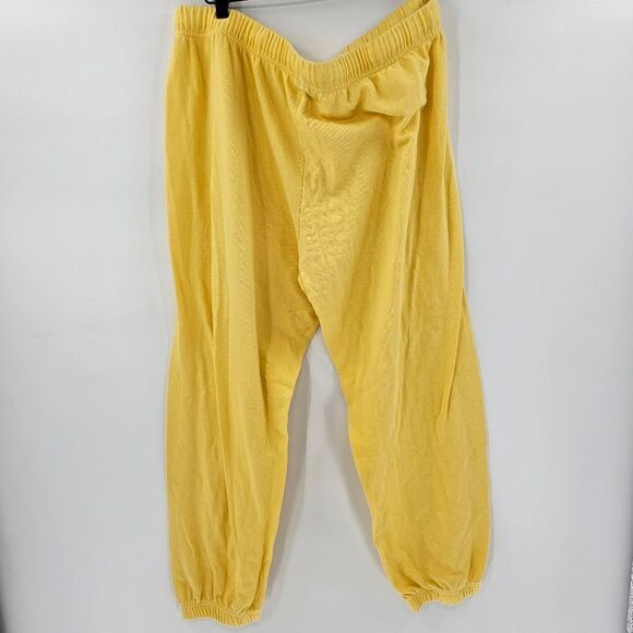 Hurley sweats pants xl yellow comfy lounge gym workout - Picture 2 of 4